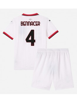 AC Milan Ismael Bennacer #4 Replika Borta Kläder Barn 2024-25 Kortärmad (+ byxor)